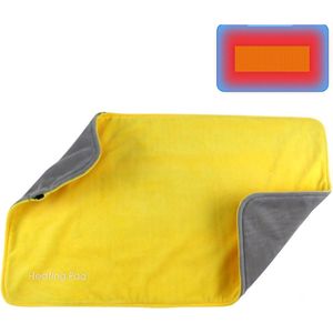 Bovista Knuffeldeken - Bovendeken - Elektrische Plaid - Electrische Deken - Deken - Verwarmingsdeken - Geel