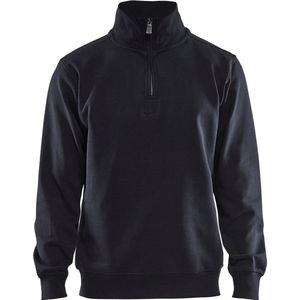Blaklader 3365 Werksweater 1/2 Rits Zwart - maat S