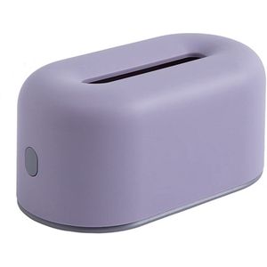 Tissue Box - Lichtpaars Plastic Tissue Box Opbergdoos met Elastische Band