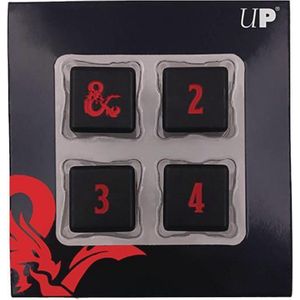 Heavy Metal D6 4x Dice Set for Dungeons & Dragons