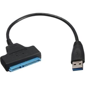 USB 3.0 naar SATA 22Pin-kabel voor 2,5 inch SSD-harde schijfdriver