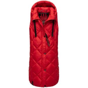 Gewatteerd & Winddicht Navahoo SCHNUCKEL - Bodywarmer - Volwassen - Capuchon - Rood - S