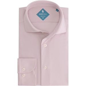 District Indigo Pique Performance Shirt Roze (7.31.025.780 - 089)