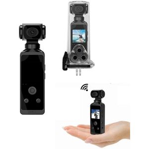 DrPhone ActionX Pro - True 4K - Compacte Waterdichte Sport & Actiecamera - 270° Draaibaar LCD - WiFi - Actioncam