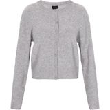 DreiMaster - Classic Look - Gebreid Vest - Grijs Gemêleerd