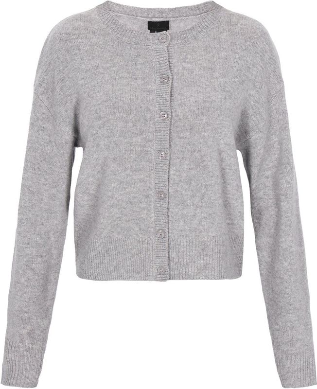 DreiMaster - Classic Look - Gebreid Vest - Grijs Gemêleerd