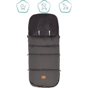 Winter voetenzak kinderwagen en Buggy - antislip - thermoregulerend - grijs - fillikid