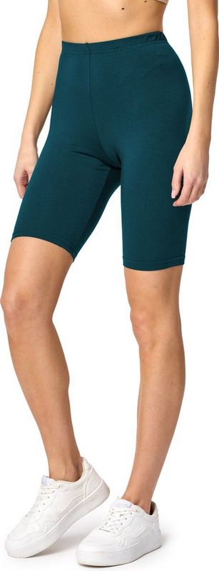 Bellivalini BLV-BLV50-149-LE Dames Leggings - Sport - Vrijetijdsbroek - Kort - Viscose - Sporbroek - Yogabroek - Smaragdgroen - XS