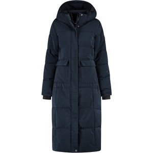 Travelin' - Franska - Puffer Winterjas - Navy - Waterbestendig