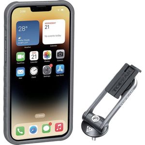 Topeak Ride Hoesje Voor Iphone 14 Plus Met Steun Zilver