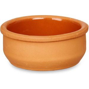 La Dehesa - Set 6x tapas/creme brulee schaaltjes terracotta/bruin 8 cm