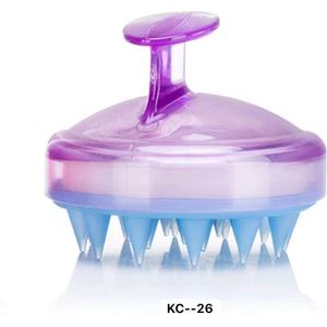 Scalp massager - siliconen haarborstel