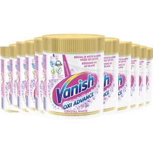 Vanish Oxi Advance Kristalwit - Witte Was - 470 Gram - 12 Stuks - Voordeelverpakking