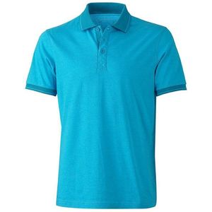 James and Nicholson Heren Heide Polo (Turkoois Melange/Turkoois)