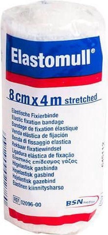 BSN Medical - Elastomull Fixatiewindsel - 8cm x 4m - Rekbaar - Huidvriendelijk