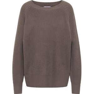 Mymo - Blonda - Gebreide Trui - Grijs