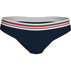 TOMMY HILFIGER - Global Stripe - Bikinislip - Blauw - 75% Polyamide, 25% Elasthan