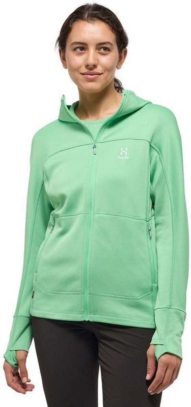 Haglofs - Betula - Fleece - Groen - Met Volledige Rits