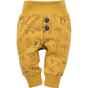 Pinokio Broekje - Mosterd Geel met Opdruk - Maat 68