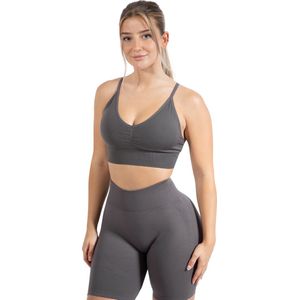 Smilodox - Maria Solid Scrunch - Sportbeha - Shaped Fit