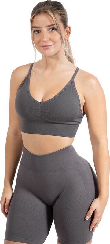Smilodox - Maria Solid Scrunch - Sportbeha - Shaped Fit