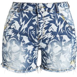 Pokémon Pikachu - Retro Summer Dames Shorts - blauw - 27