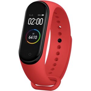 Kiraal Nova - Stappenteller - Activity Tracker - Temperatuurmeter - Bloeddrukmeter - Hartslagmeter - Smartwatch - Horloge - Heren - Dames - Nederlandse Handleiding - Rood