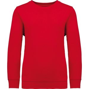 Kariban Kindersweater met ronde hals K4038 - Red - 10/12 jaar