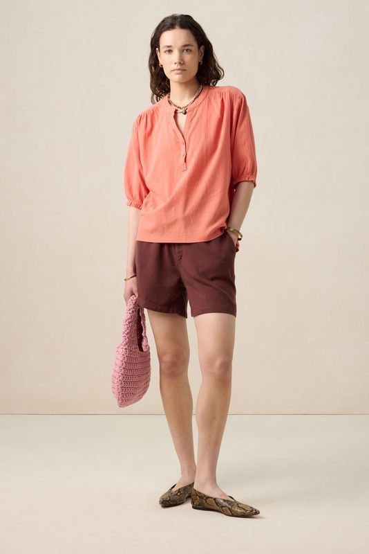 Sissy-Boy - T-shirt - Oranje - Met Pofmouwen