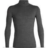 Icebreaker 200 Oasis Longsleeve met 1/2 rits Heren, grijs Maat S