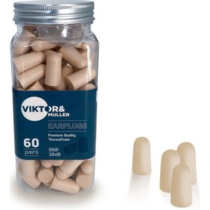 Viktor & Muller - Oordoppen - Herbruikbaar - BPA-vrij - Geluidsdemping 38dB