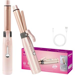Draadloze mini-krultang 19 mm - Keramisch en USB-oplaadbaar voor Perfecte Krullen
