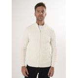 Felix Hardy - Kabelgebreid Vest - Ecru - 100% Katoen - Heren - 2XL