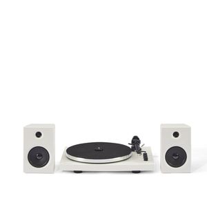 Bluetooth platenspeler met 2 snelheden en externe luidsprekers