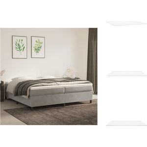 vidaXL Dekmatras - Comfort - 200 x 200 x 5 cm - Huidvriendelijke stof - Topmatras