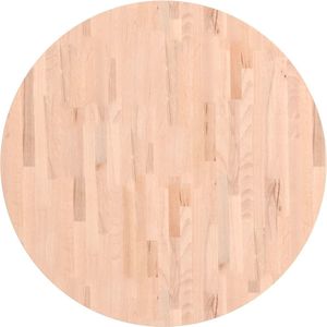 vidaXL-Tafelblad-rond-Ø90x2,5-cm-massief-beukenhout