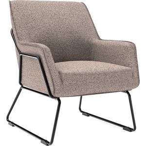 Bubalou loungestoel voor buiten - all-weather buitenstoel - comfortabel en weerbestendig - light taupe