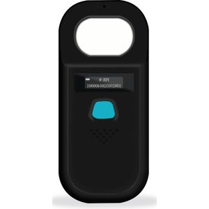 Microchip Scanner - RFID - 128 Sets Data - Zwart