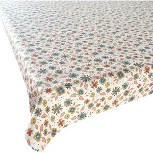 BINK Bedding Tafelkleed - Tafelzeil Sanne - Acryl gecoat Katoen 400 x 145 cm - afneembaar - wasbaar - feest - feestdecoratie - kinderfeestje - verjaardag - buiten eten