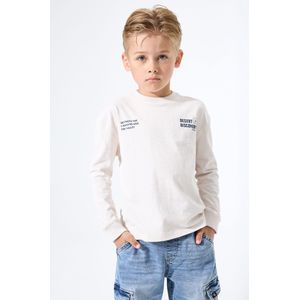 GARCIA - Longsleeve - Wit - Met Tekstprint