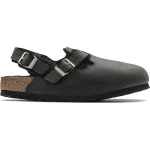 Birkenstock Tokio Shearling Clogs - Zwart - Regular Fit - Maat 43 - Unisex