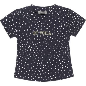 DJ Dutchjeans - Meisjes t-shirt - Navy - Maat 128