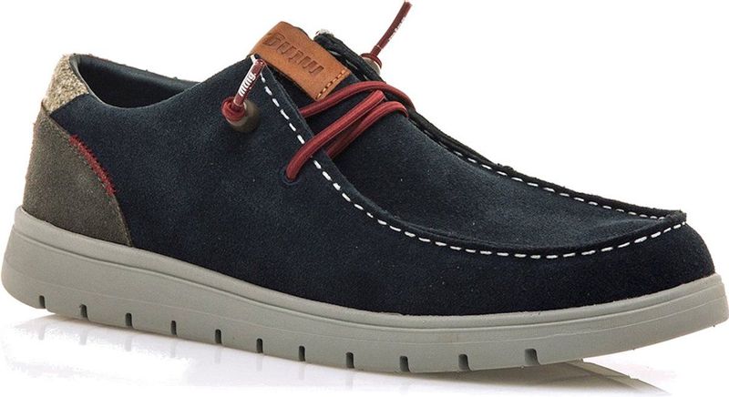 Mustang - Denver - Leren Schoenen - Marine - Casual - Veters