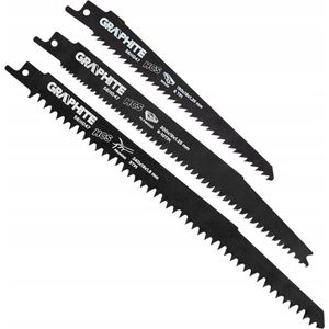 Reciprozaagbladen set - Voor houtbewerking - 3 stuks