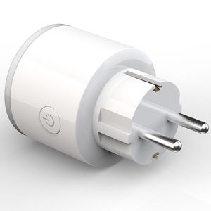 Stekker-Smart Plug EU-Witte slimme stekker Intelligent stopcontact Slimme stekker-Wit