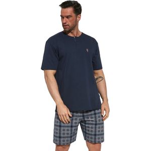 Cornette - Marcus 327/129 - Katoenen Pyjama - Blauw - Heren