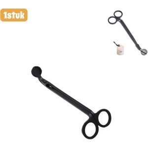 1stuk - Kaarsentrimmer - Was-trimmer - Kaarslonttrimmer - Professioneel accessoire voor kaarsonderhoud - Zwart
