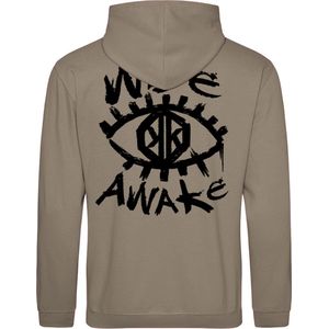 Unisex Hoodie - Wide Awake - Mocha Brown