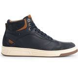 Travelin' - Durham - Hoge Sneakers - Navy - Leer