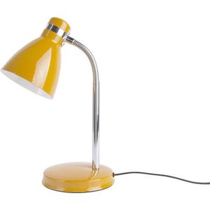 Leitmotiv Study tafellamp - bureau - buigbaar - kap ø11,5 cm - 40 cm hoog - geel